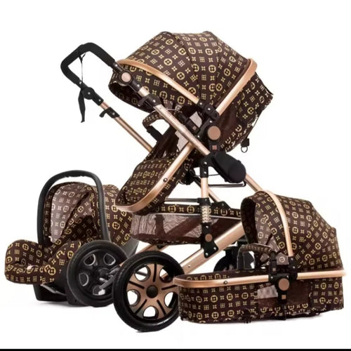 3-in-1 Tragbarer, wendbarer Kinderwagen mit hoher Querformat-Funktion