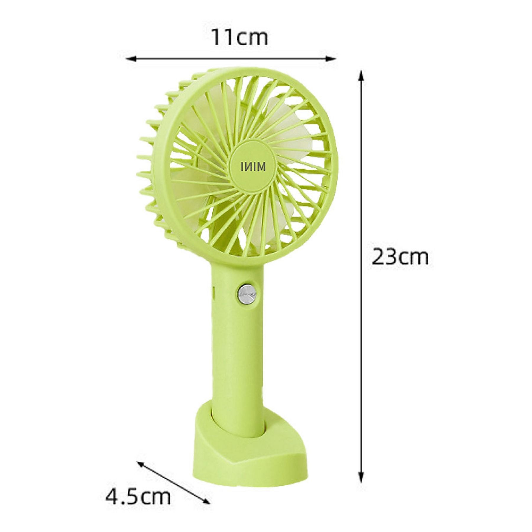 3 Stufen Leiser Akku USB Taschen oder Tischventilator