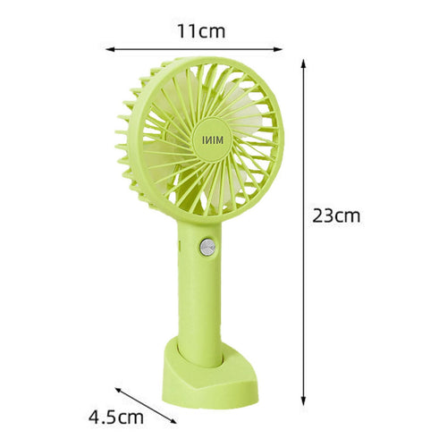 3 Stufen Leiser Akku USB Taschen oder Tischventilator